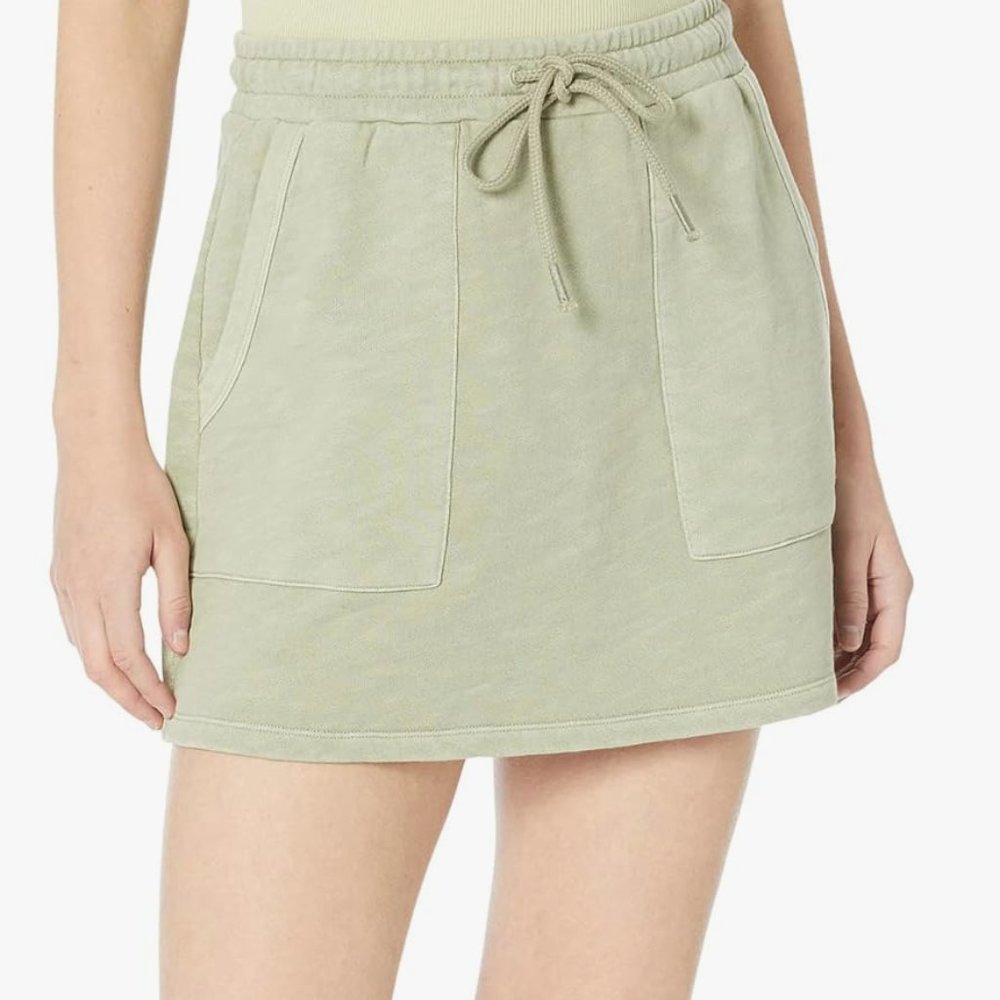Madewell pull on heavy knit jersey skirt